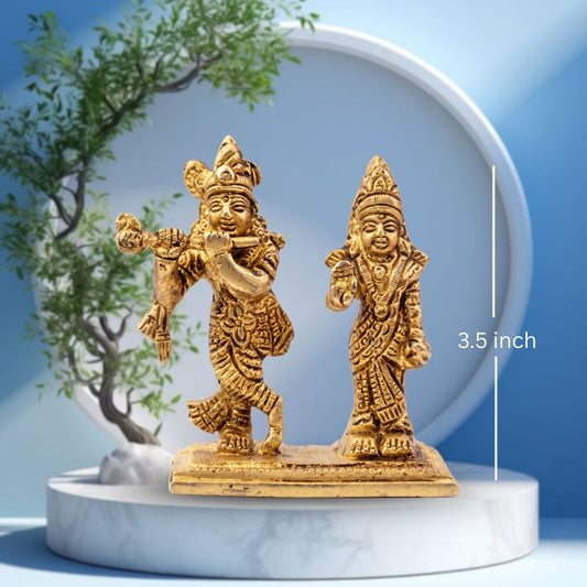 Radha Krishna Brass Idol