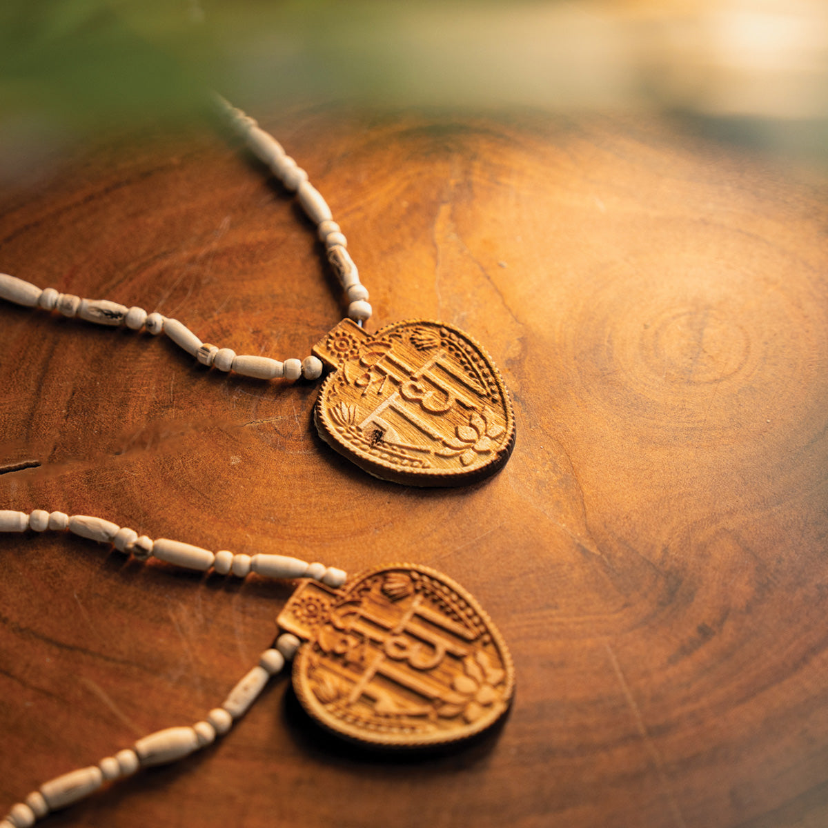 Shri Radha Tulsi Mala (Big Pendant)