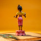 Handcrafted Radha Rani Dressed Brass Idol