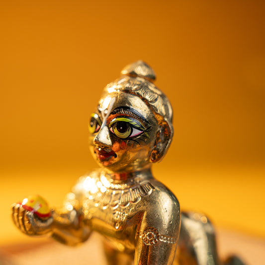 Laddu Gopal idol Green eyes