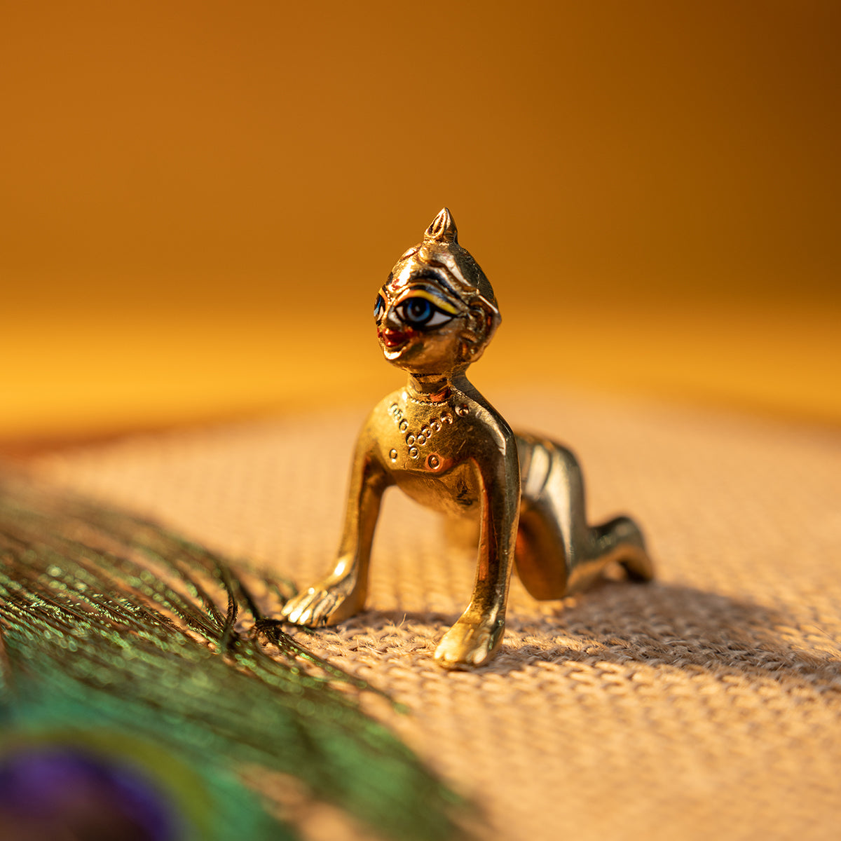 Laddu Gopal idol Blue eyes