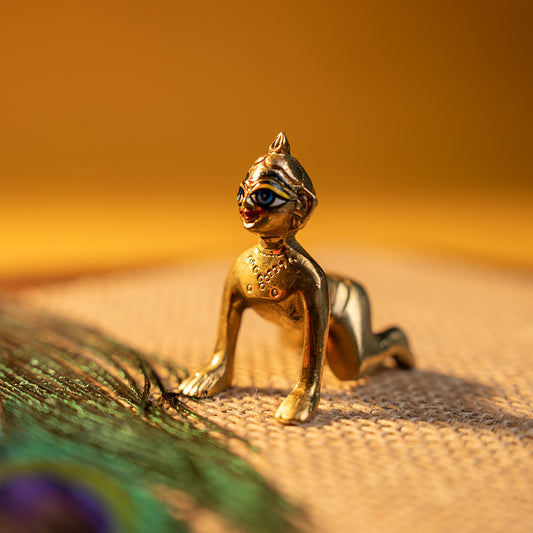 Laddu Gopal idol Blue eyes