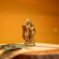 Radha Krishna Brass Idol with pose- 4 inch