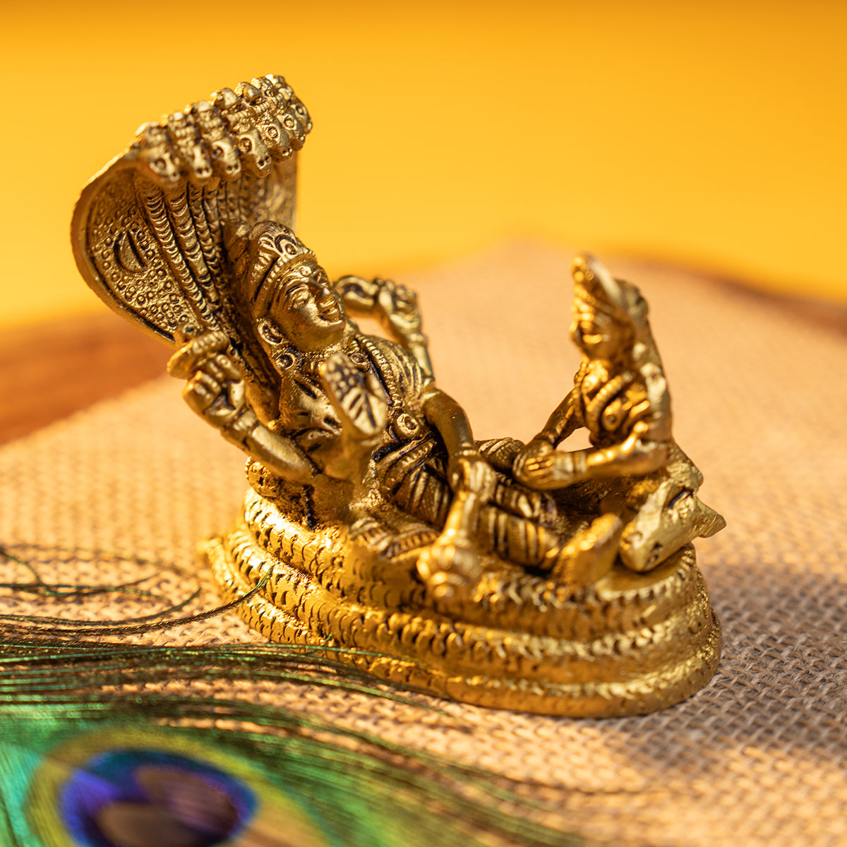 Laxmi Narayan Idol Seated on Sheshnaag