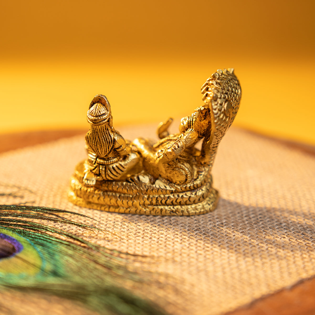 Laxmi Narayan Idol Seated on Sheshnaag