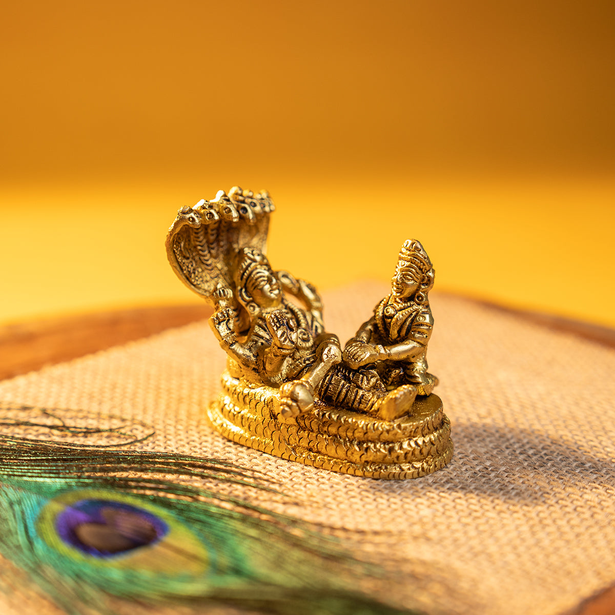 Laxmi Narayan Idol Seated on Sheshnaag