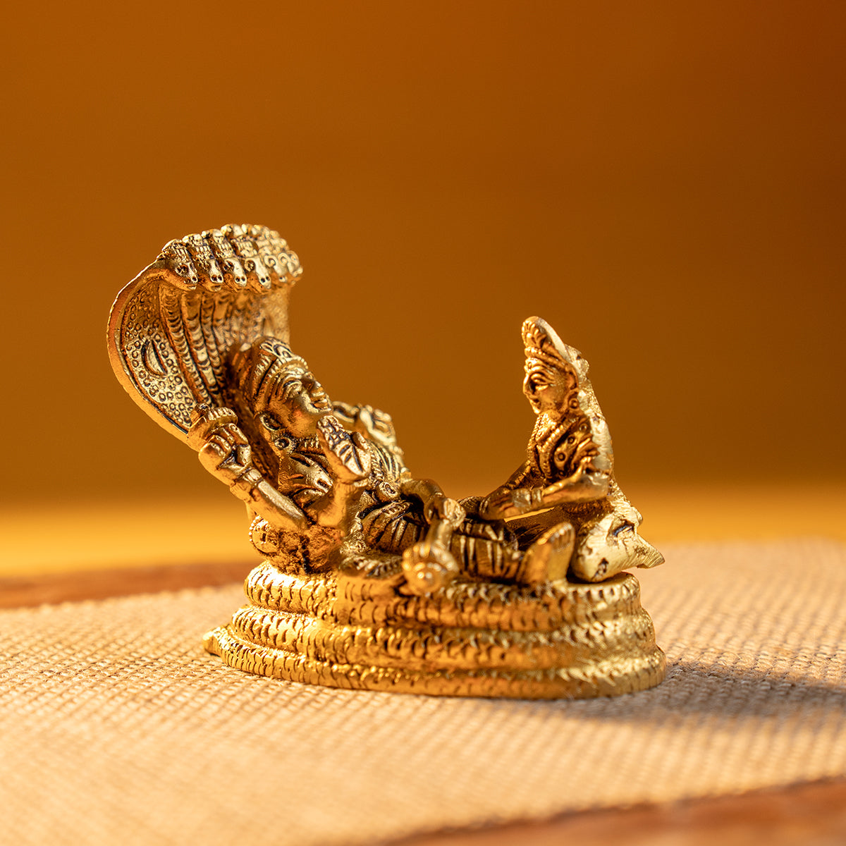 Laxmi Narayan Idol Seated on Sheshnaag