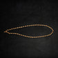 Tulsi Wood Bead Mala – Golden