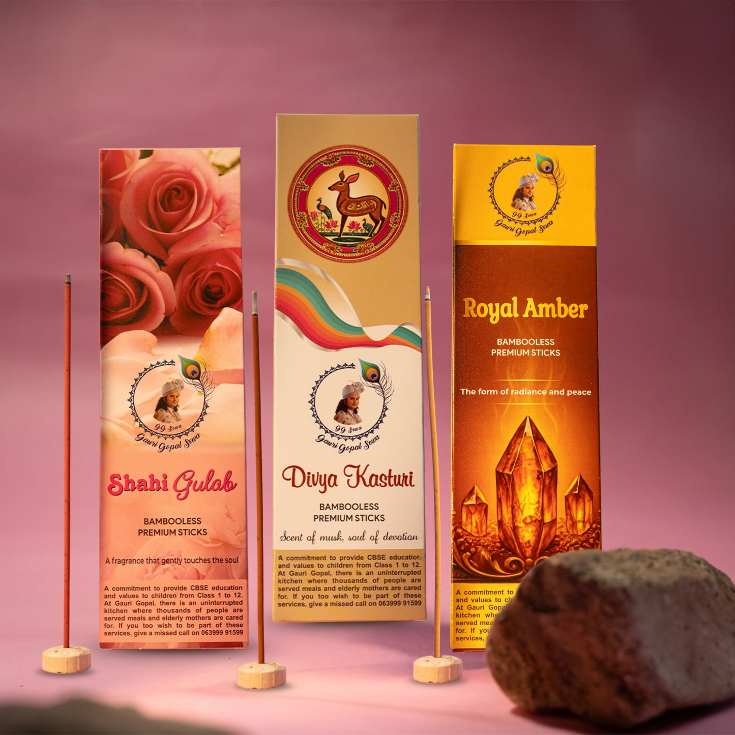 PREMIUM AROMA COMBO (3-IN-1 AGARBATTI SET)